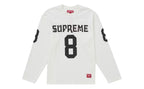 Supreme Affiliated L/S Football Top White