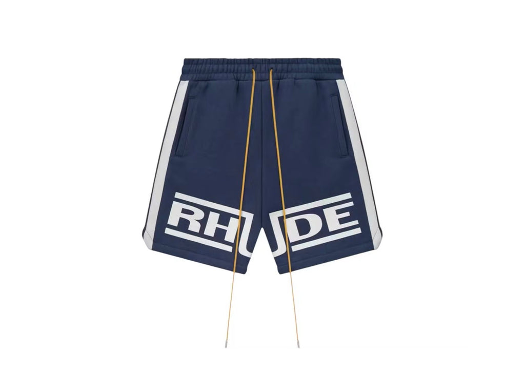 Rhude Champions Short Navy/Vintage White